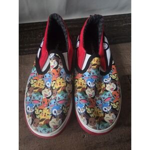 Pokemon Ground UP Slip On Canvas Sneaker Shoes Unisex Kids Sz 3